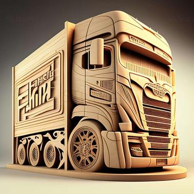 3D модель Игра чемпионата Европы по гонкам на грузовиках FIA (STL)